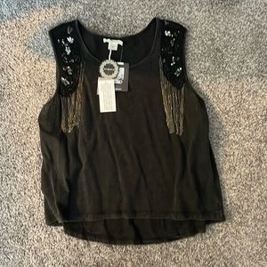 Embellish tank top